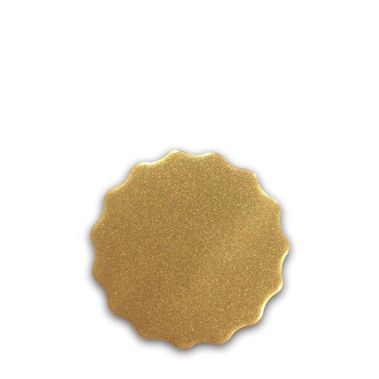 Picture of FRIDGE MAGNET -ALUM. (GOLD) ROUND 6.0x6.0