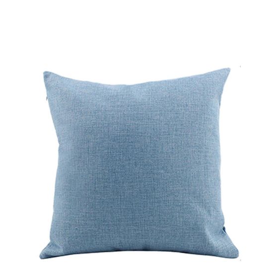 Picture of PILLOW - COVER (LINEN blue light)) 40x40cm