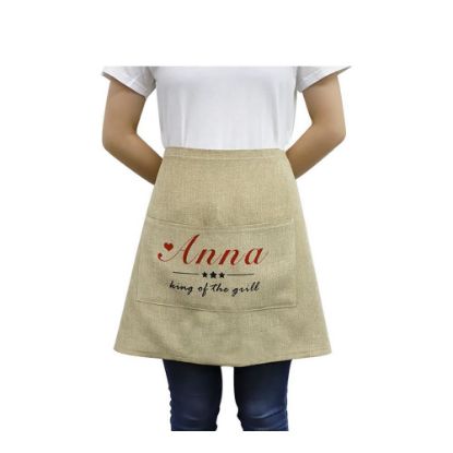 Picture of APRON - ADULTS (44x70cm) pocket BURLAP waist