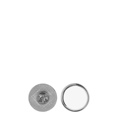 Εικόνα της Name Badge - PIN metal (round) 2.5cm SILVER