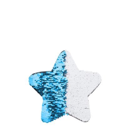 Εικόνα της STAR ADHESIVE sequin (BLUE LIGHT) 18x18cm