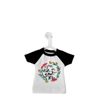 Εικόνα της Polyester T-Shirt (MINI Black - Collar & Sleeve) with Hanger