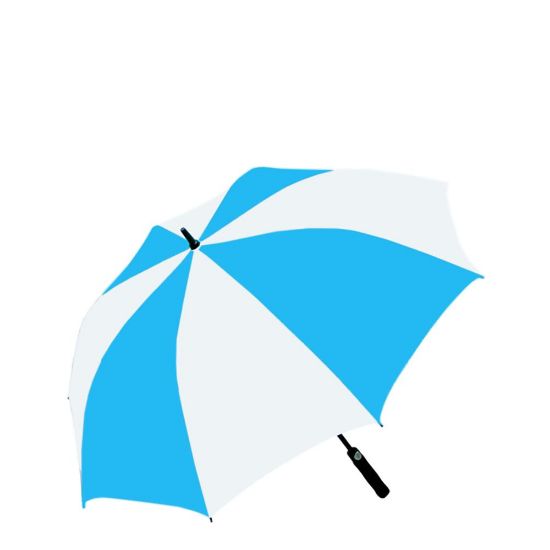 Picture of UMBRELLA - WHITE/BLUE (100% Polyester) 30"