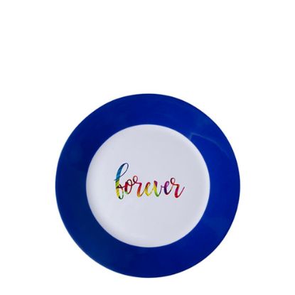 Picture of PLATE - BLUE edge (8") 20cm