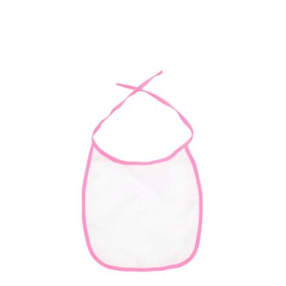 Picture of Baby Bib - PINK edge
