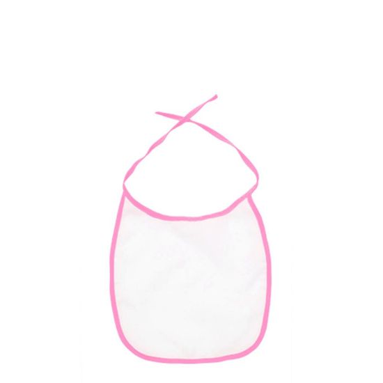 Picture of Baby Bib - PINK edge