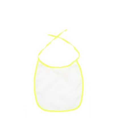 Picture of Baby Bib - YELLOW edge