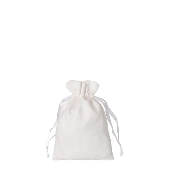 Picture of DRAWSTRING BAG double-sided plush 12x17cm