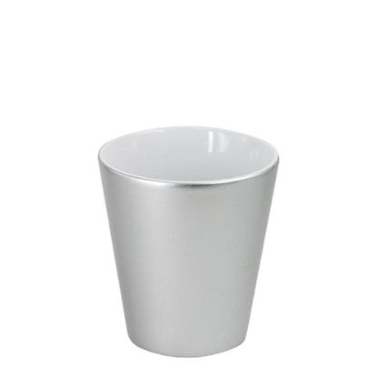 Picture of FLOWERPOT ceramic - 12oz cone - SILVER