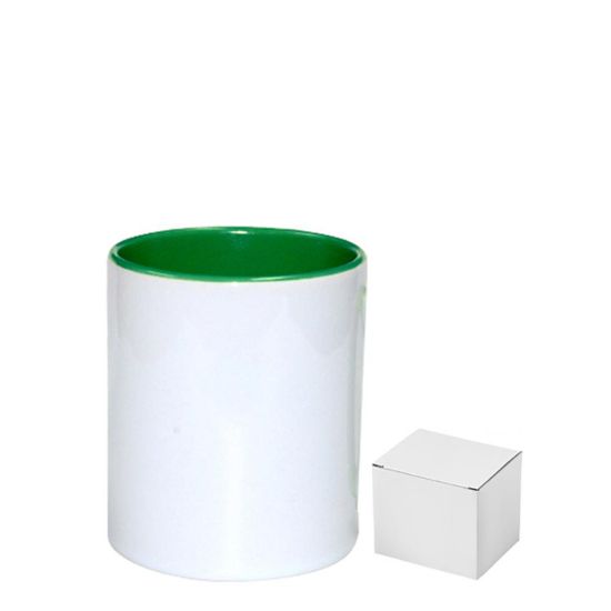 Picture of PENCIL HOLDER - CERAMIC/11oz-GREEN     (+box)