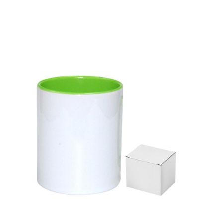 Picture of PENCIL HOLDER - CERAMIC/11oz-GREEN LIG.(+box)