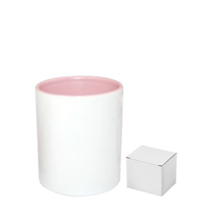 Picture of PENCIL HOLDER - CERAMIC/11oz-PINK      (+box)