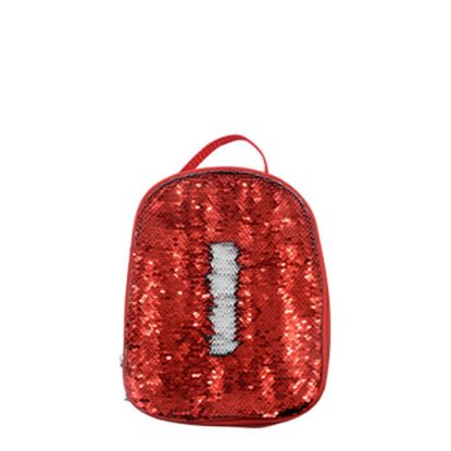 Picture of KIDS LUNCH BAG sequin (RED) 18.9x23.7