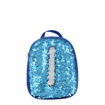 Picture of KIDS LUNCH BAG sequin (BLUE) 18.9x23.7