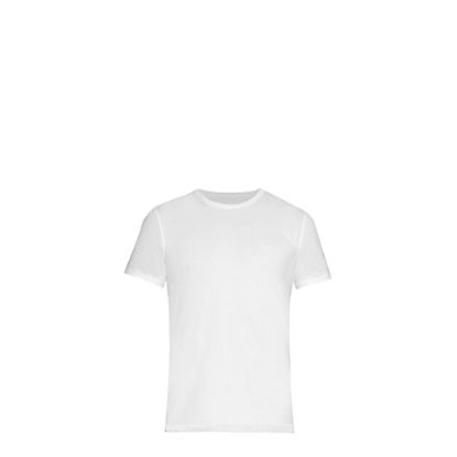 Picture of Polyester T-Shirt (KIDS 7-8 years) WHITE 145gr Cotton Feeling