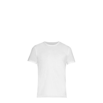 Picture of Polyester T-Shirt (KIDS 9-10 years) WHITE 145gr Cotton Feeling