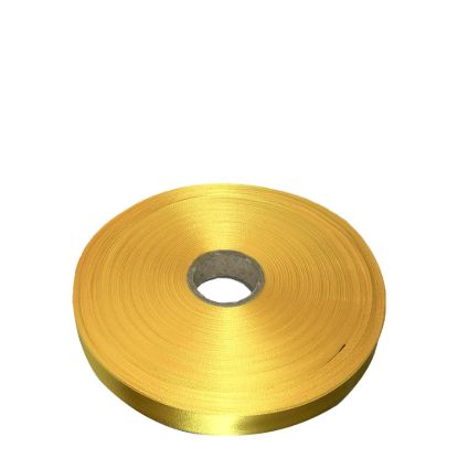 Picture of RIBBON SATIN (1side) Yellow Sunflower 38x100m