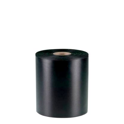 Picture of RIBBON POLYESTER (1side) Black 100x50m
