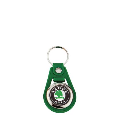Picture of KEYRING LEATHER (GREEN) D.25mm (pack 100)