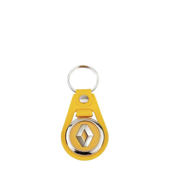 Picture of KEYRING LEATHER (YELLOW) D.25mm (pack 10)