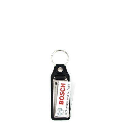Picture of KEYRING LEATHER (BLACK) 18x50mm (pack 10)