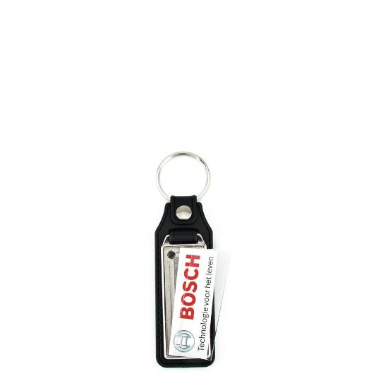 Picture of KEYRING LEATHER (BLACK) 18x50mm (pack 100)