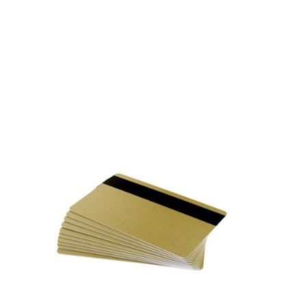 Picture of PVC CARDS GOLD (MAGNETIC STRIP) 100 cards