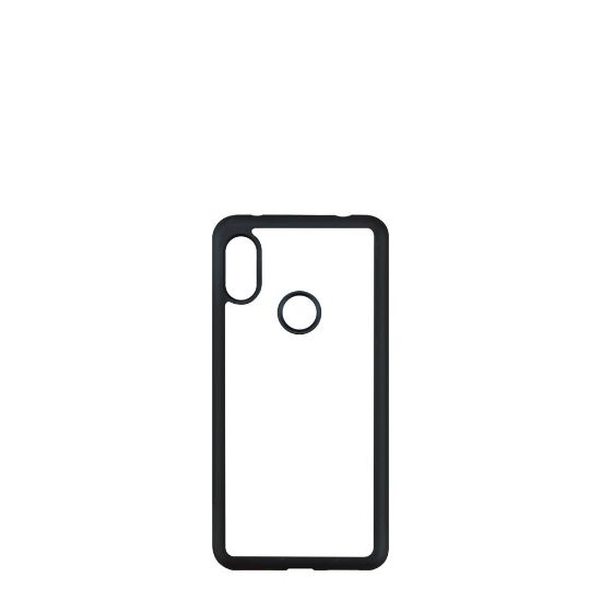 Picture of XiaoMi case (Redmi NOTE 6 Pro) PC BLACK with Alum. Insert 