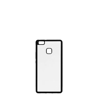 Picture of HUAWEI case (P9 Lite) TPU BLACK with Alum. Insert 