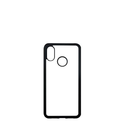 Picture of XiaoMi case (Mi 8 Lite) PC BLACK with Alum. Insert 