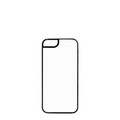 Εικόνα της APPLE case (iPHONE 5, 5s) TPU BLACK with Alum. Insert 