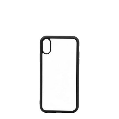 Picture of APPLE case (iPHONE XR) TPU BLACK with Alum. Insert 