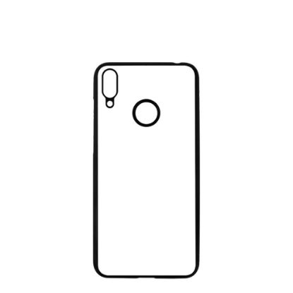 Picture of HUAWEI case (Y7 2019 with Fingerprint) TPU BLACK with Alum. Insert 