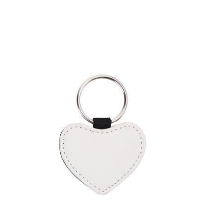 Picture of KEY-RING - LEATHER 1sided (Heart)