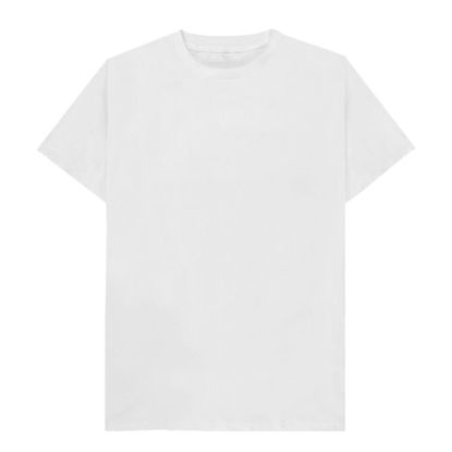 Picture of Cotton T-Shirt (UNISEX 4XLarge) WHITE 150gr