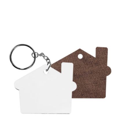 Picture of Keyring -HB Gloss- 5.64x5.22cm (House) 1-sided