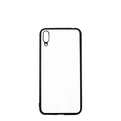Picture of HUAWEI case (Y7 2019 no Fingerprint) TPU BLACK with Alum. Insert 