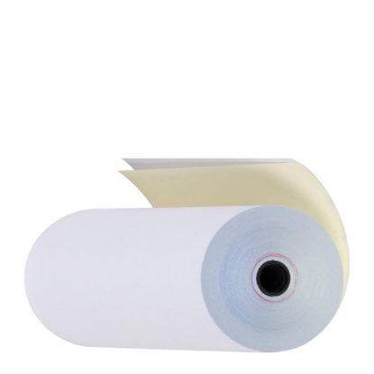 Picture of TELEX PAPER 2PLY x 50m WHITE/YELLOW