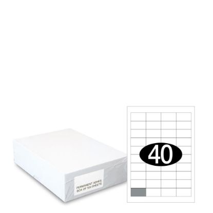 Εικόνα της Smart Labels (48.5x25.4) 40 labels White/500sh