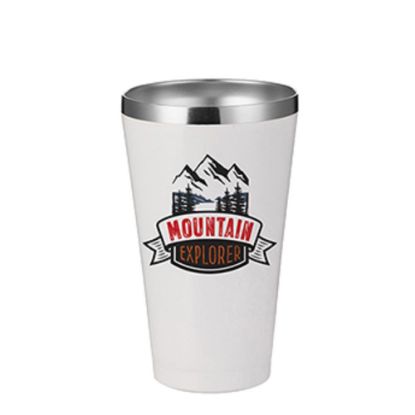 Picture of Tumbler 15oz - WHITE with lip