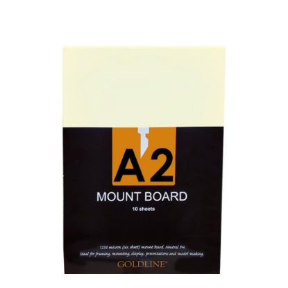 Εικόνα της Mounting Board (A2) Ivory/White 1250mic.