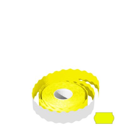 Picture of Label Rolls (22x12 mm) FLUO YELLOW permanent