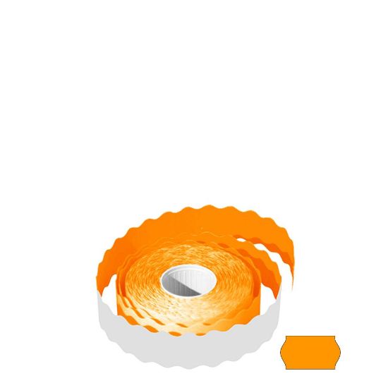 Picture of Label Rolls (22x12 mm) FLUO ORANGE permanent