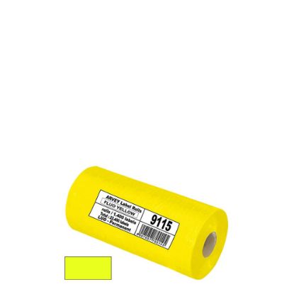 Picture of PITNEY ROLL 10x19mm (1 Line) YELLOW Fluo permanent