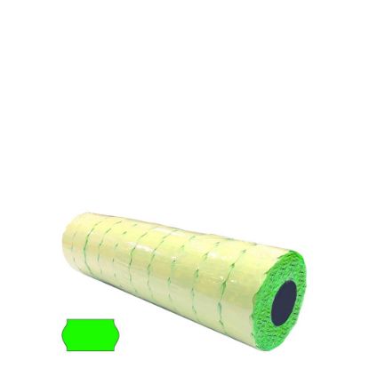 Εικόνα της Label Rolls (Blister 22x12 mm) FLUO GREEN permanent