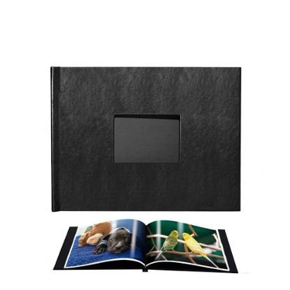 Εικόνα της Pinchbook 21.0x29.7cm Window (Black Leather) Landscape