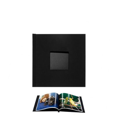 Picture of Pinchbook 20.3x20.3cm Window (Black Cloth) Landscape