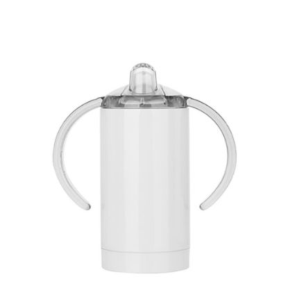 Picture of SIPPY CUP INSULATED (Straight) with Spout - 300ml WHITE