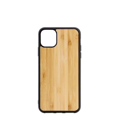Picture of APPLE case (iPHONE 11 Pro) TPU BLACK with BAMBOO