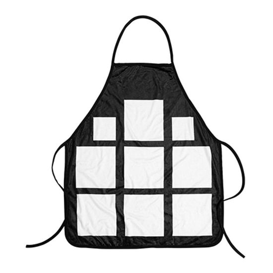 Picture of APRON - ADULTS (65x72) BLACK Plush 9 panels